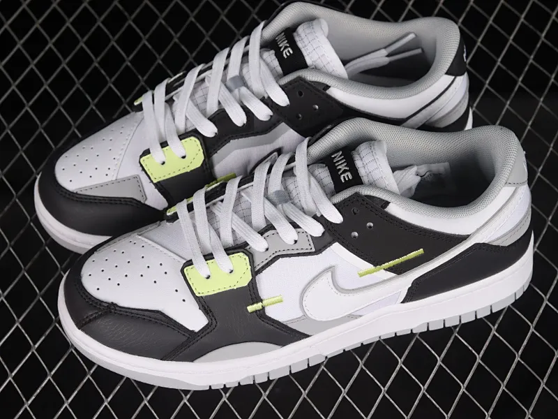 All Categories Nk SB Dunk Series Nk SB Dunk Low Low-top Skateboard Shoes Nk Dunk Scrap "Wolf Grey" Wolf Gray Stitched Low-top Skateboard Shoes DC9723-001